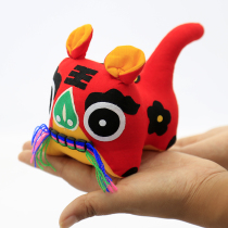 Cloth Tiger Paparazzi Folk Handmade Book Life Gifts Middle Country Wind Traditional Culture Folk Small Gift Doll Pendulum
