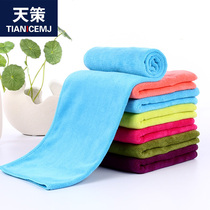 400g ㎡ towel hairdressing barber shop hair salon beauty salon Baotou strong absorbent thick dry hair towel microfiber
