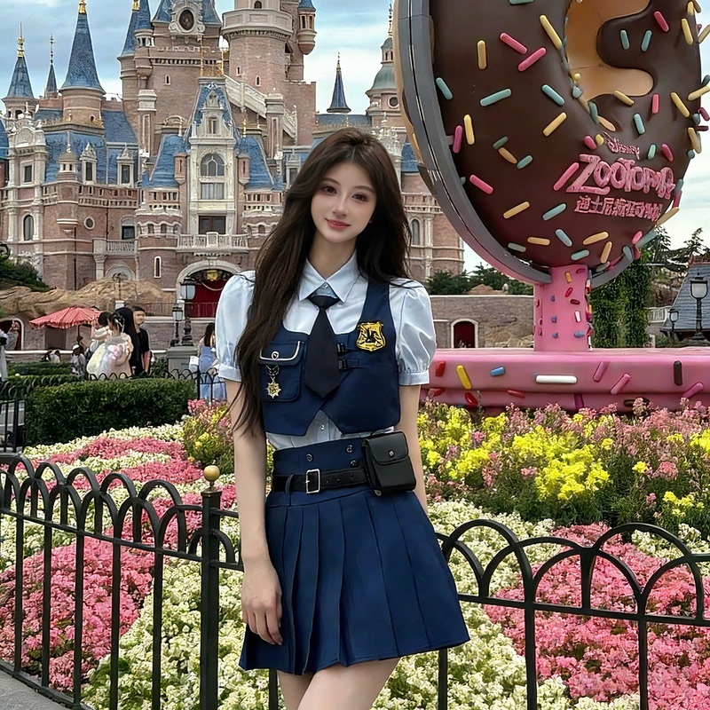 Hot Girl Judy! Rabbit Police Officer Costume Disney Outfit Women's Zootopia Cosplay Adult Costume Hot Girl Judy! Rabbit Police Officer Costume Disney Outfit Women's Zootopia Cosplay Adult Costume