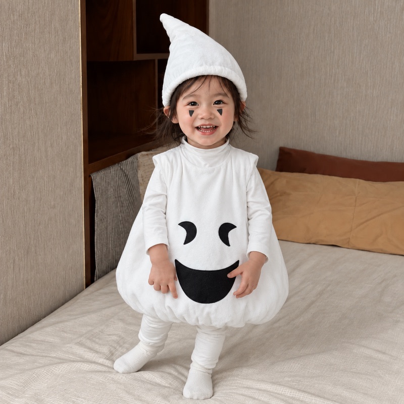 Cute Ghost Outfits for Kids! Halloween Children's Costumes, Little Ghost Costumes for Boys and Girls, Cute Ghost Clothes