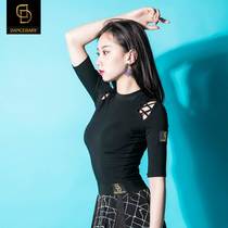 dancebaby Latin dance Modern Dance Dance Dance costume women Spring Summer new long sleeve practice clothes dance 861