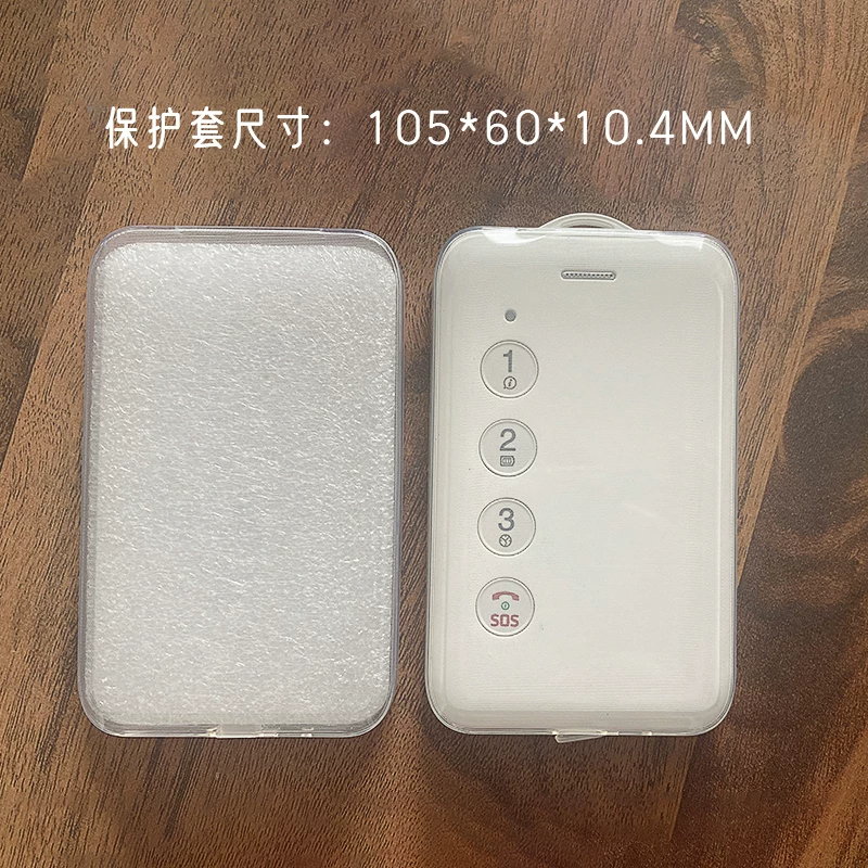 Electronic protective case for students, telephone, silicone cards, fall protection