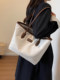 Large-capacity bag for women 2025 new simple and versatile shoulder bag, college student daily commuting tote bag