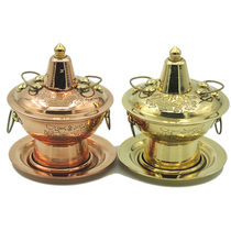 Jiaojie copper products thickened pure handmade copper brass hot pot mini hot pot copper crafts pure copper ornaments