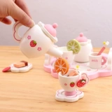 Детский реалистичный заварочный чайник, послеобеденный чай, чайная чашка, семейный чайный сервиз для мальчиков и девочек, семейная игрушка, костюм принцессы, подарок на день рождения