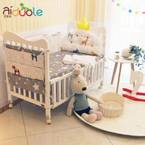 Customized newborn baby bed bedding summer cotton kit summer 3D net breathable baby bedding