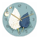 Hanyi ink simple wall-mounted quartz clock and watch