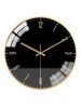 Modern Minimalist Clock, Home Clock, Light Luxury Wall Clock, Living Room Black Creative Stylish Nordic Silent Wall Clock