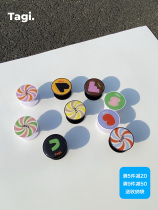 Tagi Color Building Blocks Polo Mobile tok Contrast geometric design graphics retractable 9-color entry