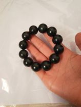 Dark green jade bracelet