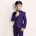 2019 trẻ em mới Suit Suit trai Suit Coat Flower Kids ăn mặc Boy bé Piano Performance ăn mặc III. 