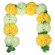 Simulation of large chrysanthemum flower chain Qingming sacrifice on the tombstone flower string rattan fake flower sweeping grave decorated with silk flower rattan
