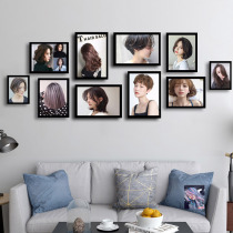 Beauty Hair Shop Background Wall Decoration Painting Professional Hairstyle Picture Fresco Hanging Painting Hairdresdist Fashion Photo Frame Composition Poster