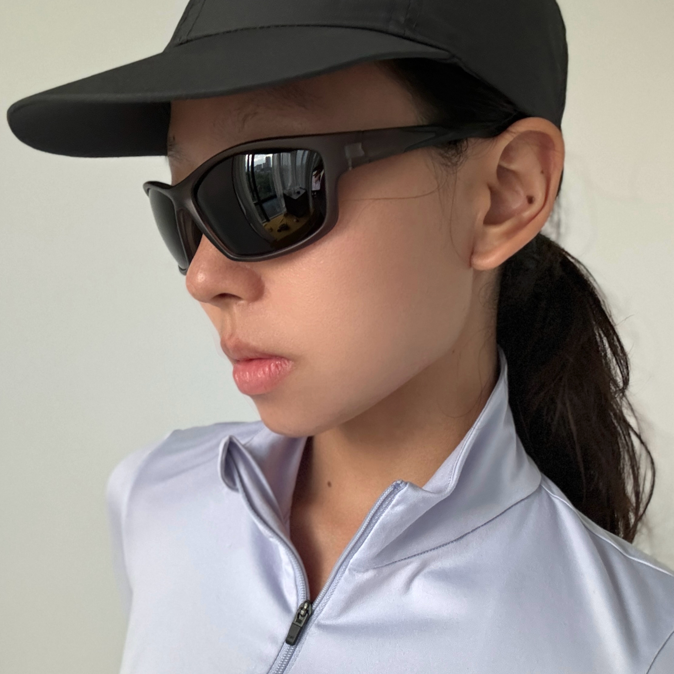 2025年新作偏光アウトドアスポーツサングラスレトロニュートラル男女兼用軽量サングラス