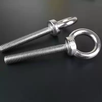 Lifting ring screw 304 stainless steel Lenger ring hook Bolt with ring screw M3M4M5M6M8M10