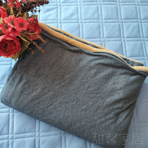 Export to Japan foreign trade tail single ~ autumn and winter plush thick quilt cover single double simple solid color fashion quilt cover throw ~
