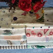 Foreign trade home textile export cotton 160 * 210cm printed sheets in summer single piece fresh and easy to wash single sheet