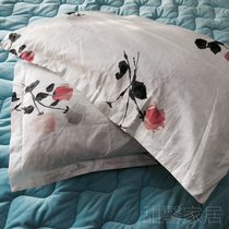 Foreign trade clearance export tail List 48*74 cotton 60 pairs of large double summer pastoral envelope pillowcase