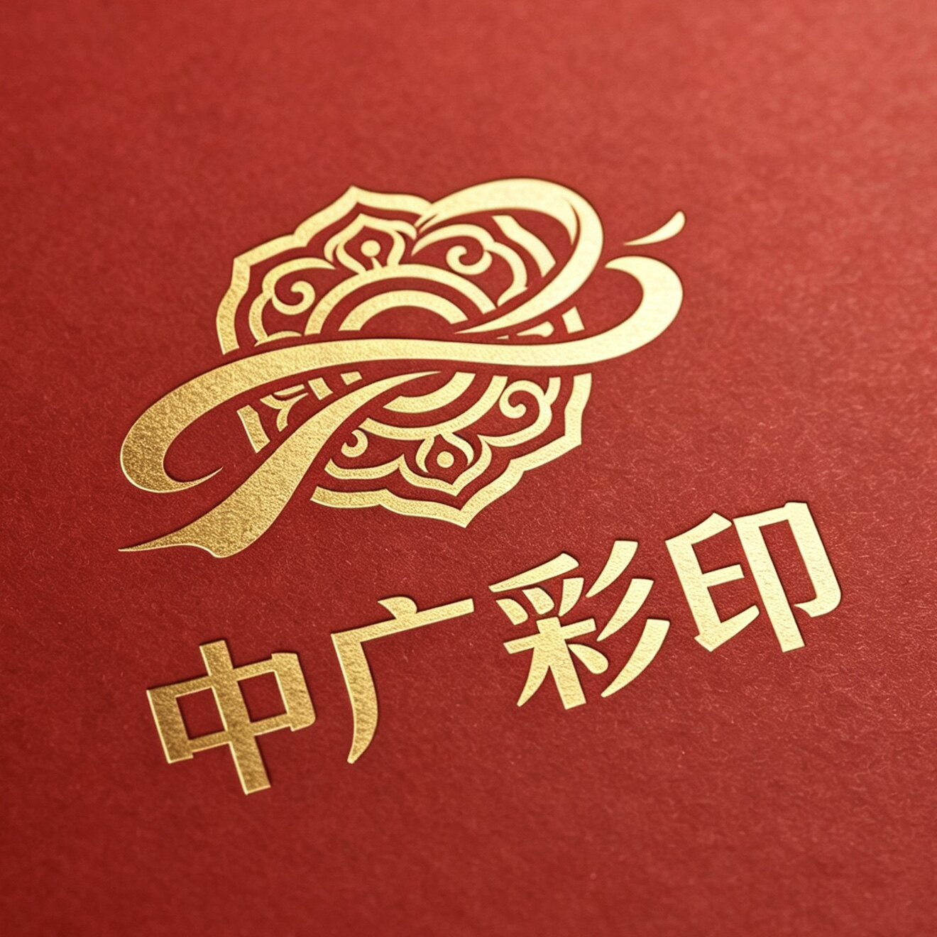 中广彩印的LOGO