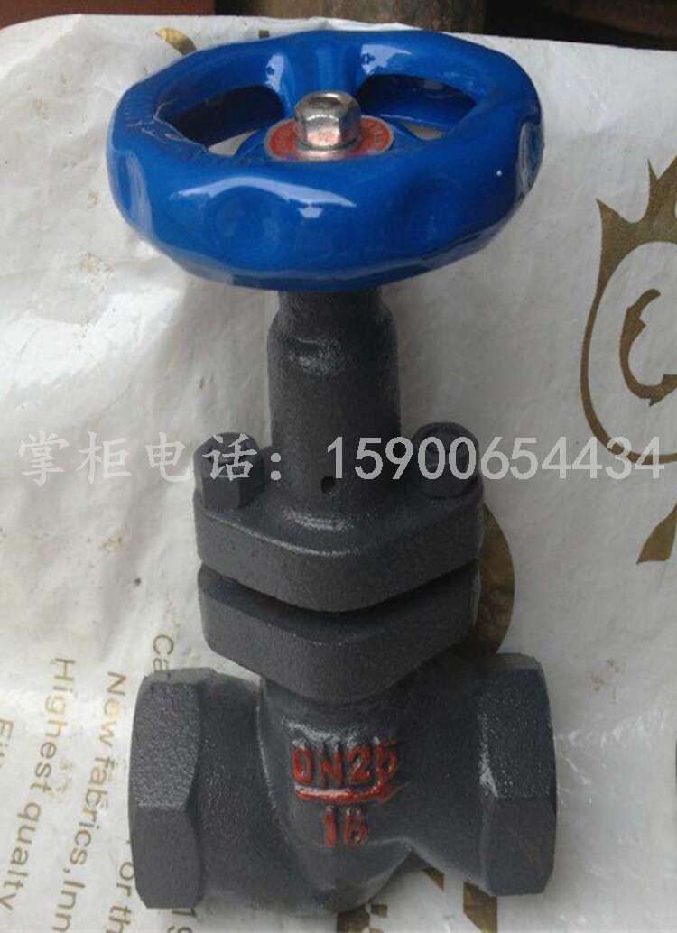 Manufacturer direct sales U11S-16C steam thread cast iron wire tap plunger valve Shanghai Lianglabor Valve DN15 20 32