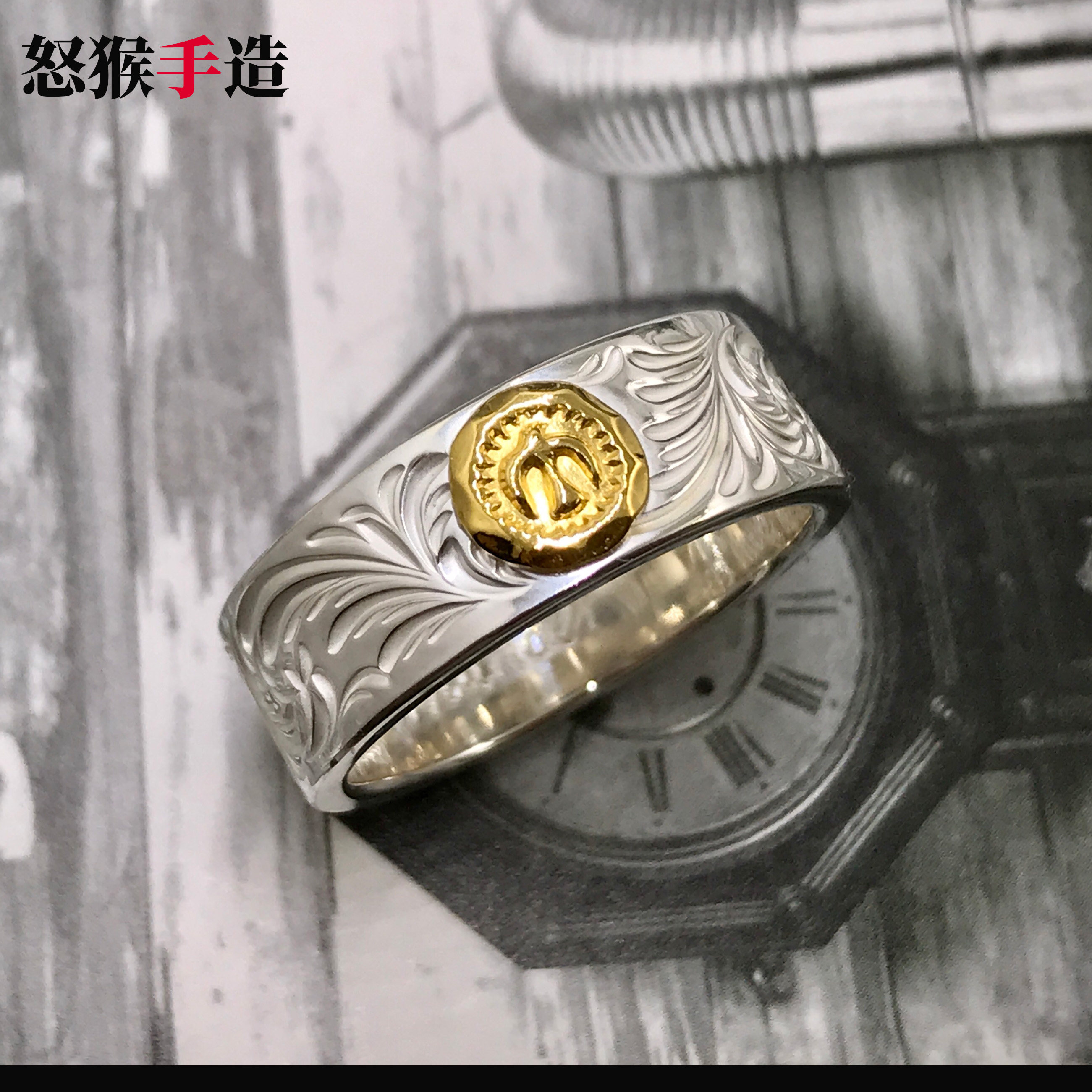 Must buy in 25 years! angu monkey handmade kikuchi ken gold seal