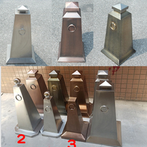 Reflective cone road cone stainless steel cone barrier no parking warning sign traffic special warning column no parking notice