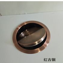 Embedded Trash Can Round Rocking Cover Mall Hotel Handwashing Desk Hide Concealed Trash Cans Conjoined Trash Cans