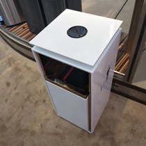 Customized commercial hotel lobby trash can Hotel lobby elevator entrance vertical marble suitcase ashtray