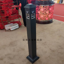 Stainless steel outdoor indoor vertical high-grade ash bucket ash column square smoking area dedicated ash bucket to smoke out