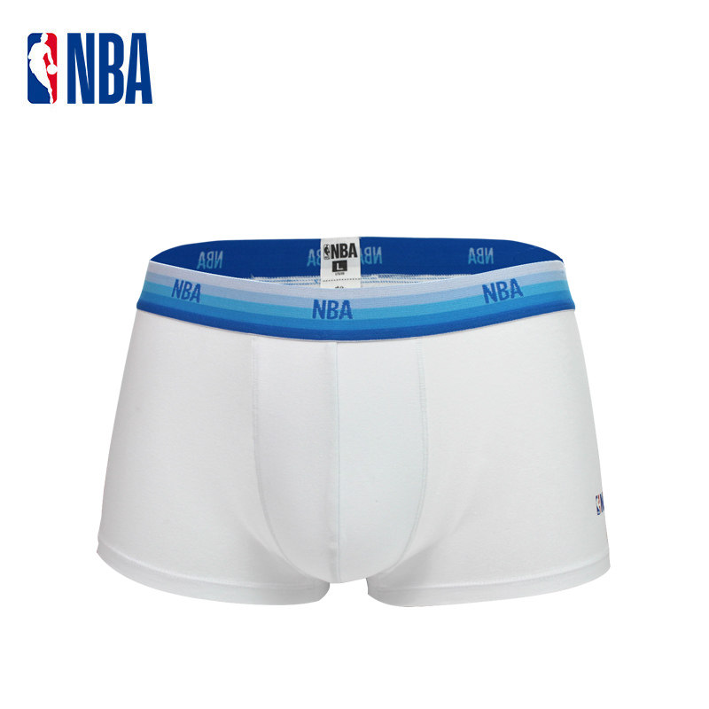 NBA Men's Mid-Waist Elastic Body Seduces Sexy Four-corner Shorts Four-corner Shorts U Convex Design Cotton Hygroscopic Breathable