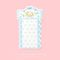 Blue Puppy Card Paper 5 штук