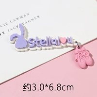 Подвеска для обуви для карт в пурпурном стиле