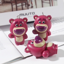 Leaf Sister Cartoon Strawberry Bear Cartoon Paparazzi Doll Cream Glued phone shell Material bag handmade diy made