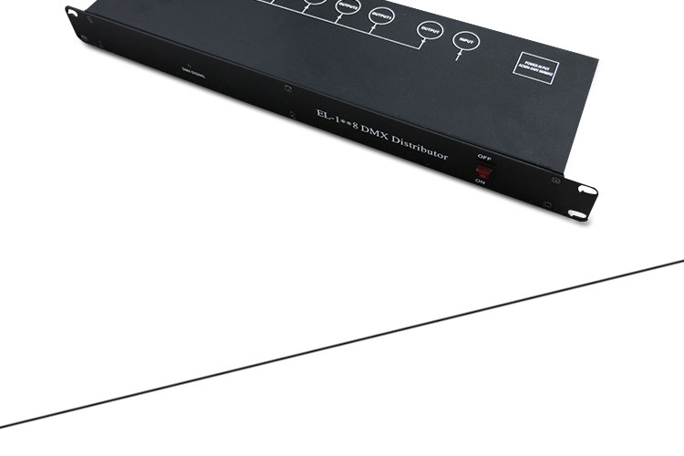 Bộ khuếch đại tín hiệu 8 kênh DMX512 Bộ khuếch đại tín hiệu tám kênh đèn nháy 7 màu