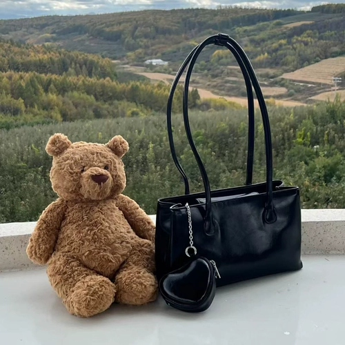 Красная портативная бостонская сумка, сумка через плечо, вместительная и большая сумка на одно плечо, сумка подмышку, премиум класс