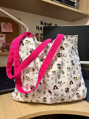 Милый летний шоппер, вместительная и большая сумка на одно плечо