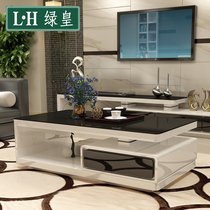 Tea table minimalist TV cabinet Composition Small family Type economy Living room Modern style tempered glass Province Space home