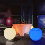 Новые прямые продажи светодиодные световые столовые столовые табуретки KTV Leisure and Entertainment Boffect Sware Lose Outdoor Waterraph Stable Furniture
