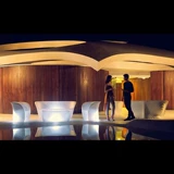 Продвижение светодиодного освещения и стула Комбинированная мебель для мебели для модного бара Стул Клуб стул журнальный столик красочный стул на стол