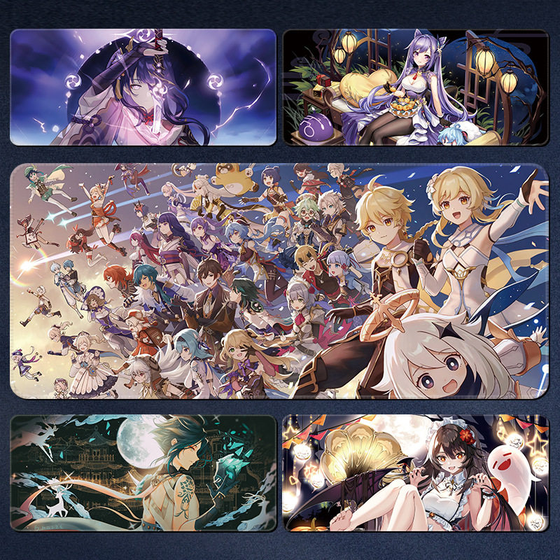 Original god main topic mouse pad sub high face value desk surface protection pad engraving clear super large number clock off to scrub secondary meta-Taobao