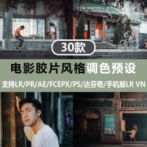 Recommended preset dark cold tone quiet film film style toning PR PS LR FCPX da Vinci AE LUT