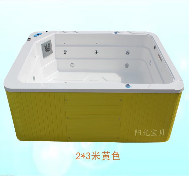 Bể bơi acrylic thiết bị bể bơi cho bé Bộ lọc nhiệt tĩnh bong bóng lướt sóng đa chức năng bể bơi trẻ em - Bể bơi / trò chơi Paddle ho boi tre em
