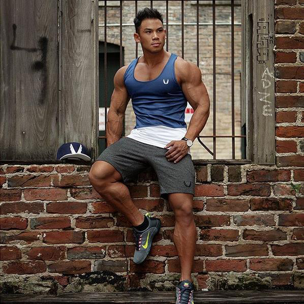 Cơ bắp captain america mùa hè thể thao quần short nam anh tập thể dục chạy đào tạo casual loose breathable phần mỏng năm quần quần gió nam adidas