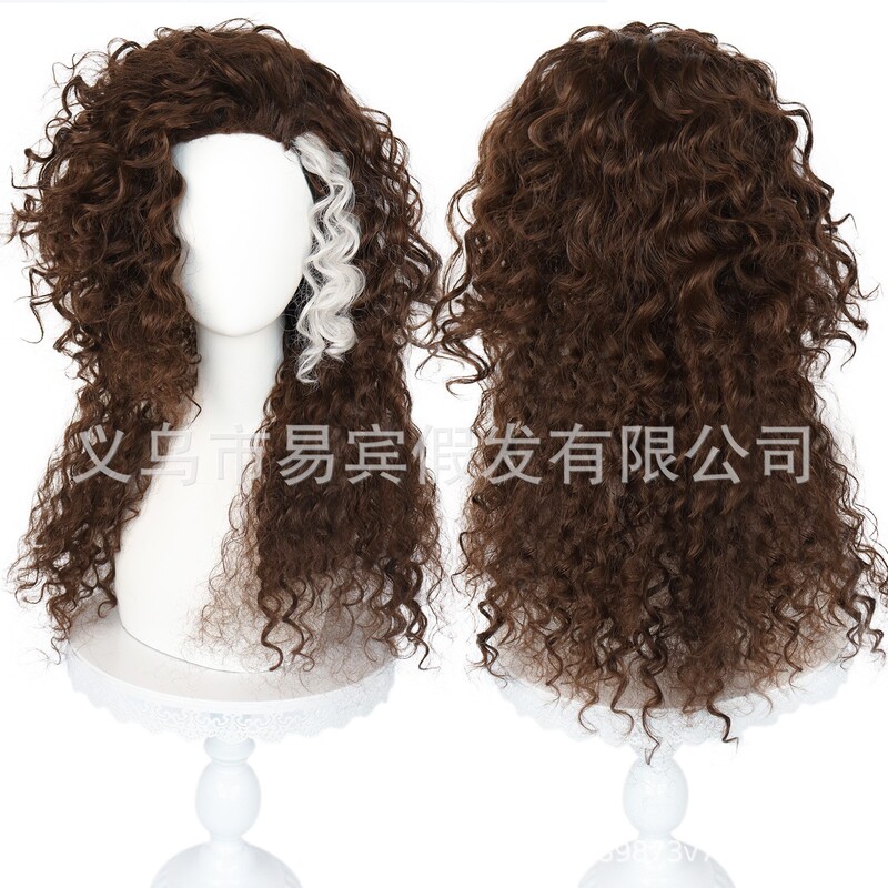 Bertarix Cosplay Anime Wig Colorful Air Bangs Short Hair Han Jizuo Runaway Loli