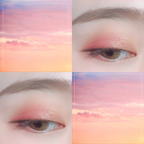 Little Red Book recommends lazy two-color gradient eyeshadow earth color New Years makeup beginner waterproof girl Department