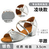 Ling block bright silver [collection + additional purchase to send dance shoes bag] 