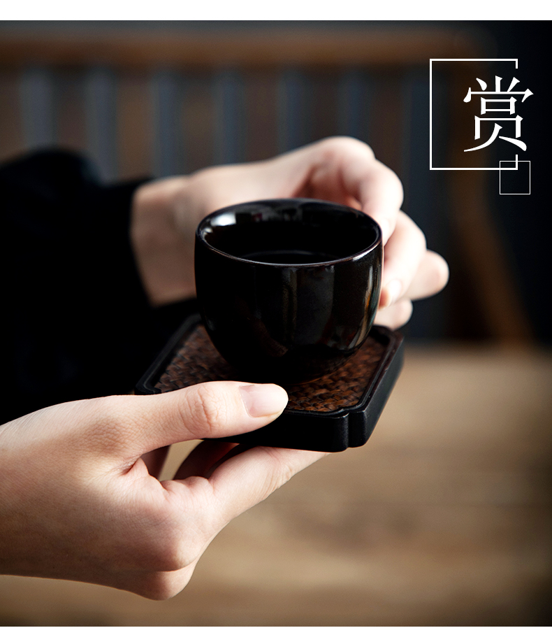 The professor built light ceramic tea cup master cup single cup size creative household kung fu variable sample tea cup