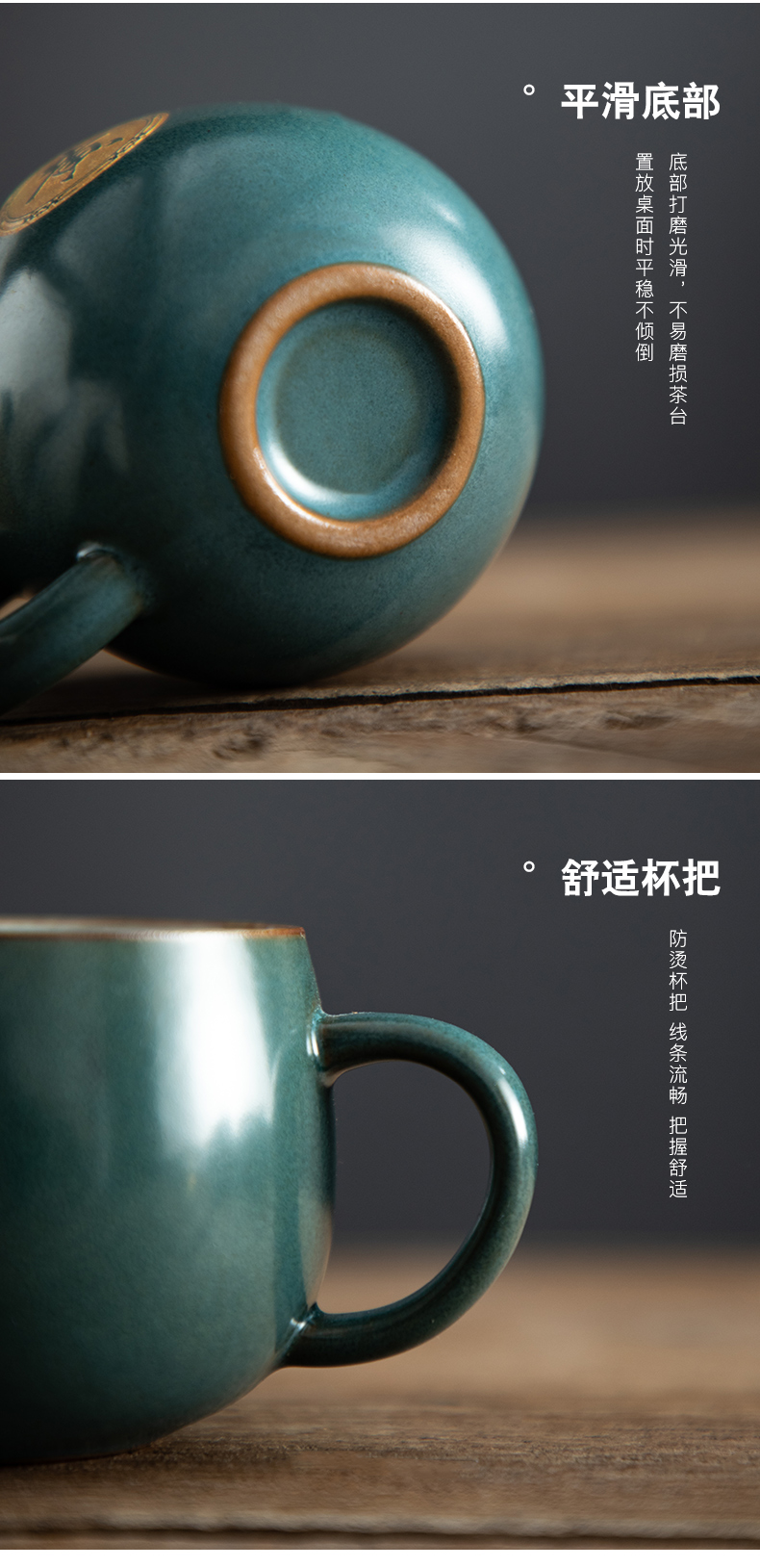 Zodiac of ceramic cup kung fu tea masters cup single cup size household custom lettering