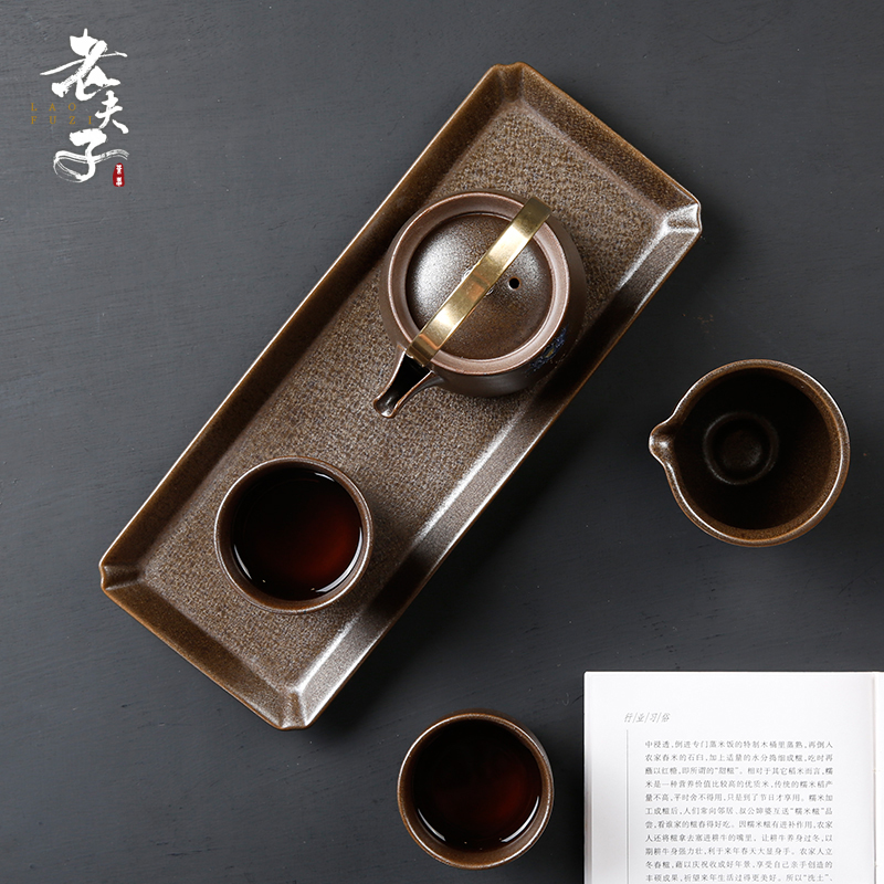 The professor portable office travel tea set ceramic teapot teacup dry terms plate crack cup is suing The car