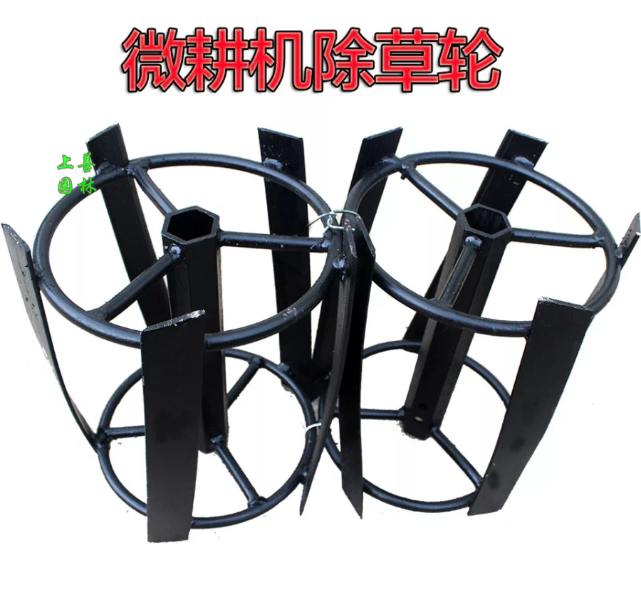 Multi - functional small diesel microtillage engine gasoline farming machine 170F gasoline micro - farming machine tool simple grass - removal wheel